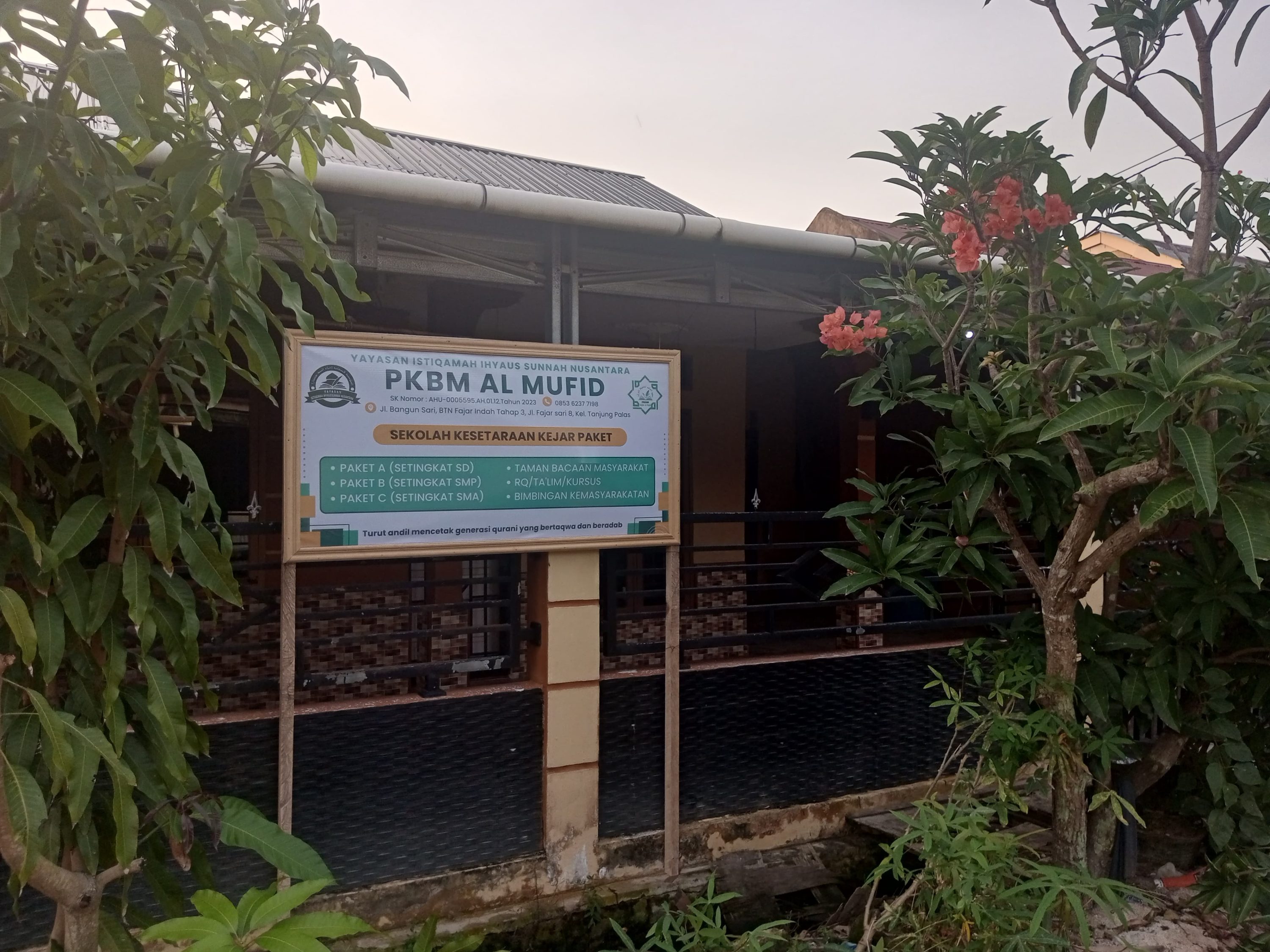 RQ dan PKBM ALMUFID menerima siswa baru dan pindahan T.A 2025/2026