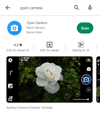 Tutorial koneksikan aplikasi open camera ke perangkat microphone wireless